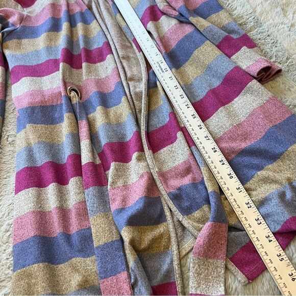 Cute Striped Belted Shrug by Indigo Rose Womens Large - Picture 8 of 9